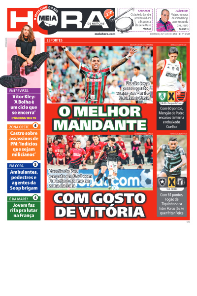 MEIA HORA - Edição de 26 de Novembro de 2023