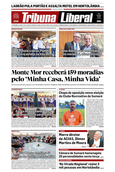 Tribuna Liberal - Edição de 28 de Novembro de 2023