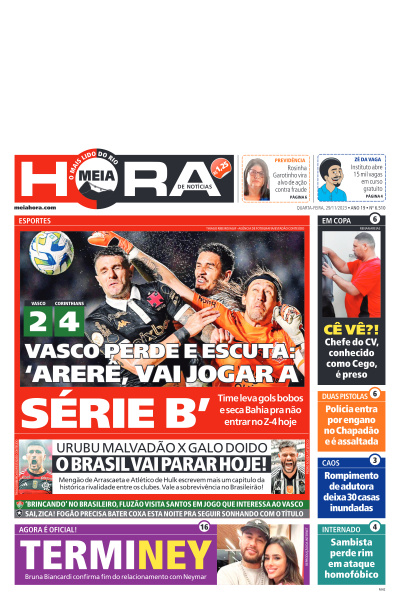 MEIA HORA - Edição de 29 de Novembro de 2023