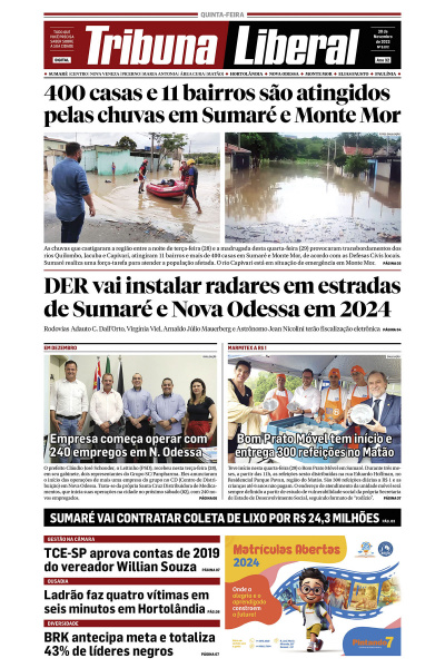 Tribuna Liberal - Edição de 30 de Novembro de 2023