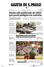 Gazeta de S. Paulo - Edição de 01 de Dezembro de 2023