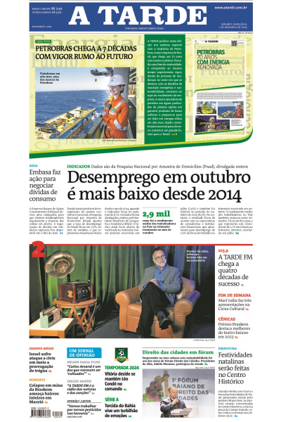 A TARDE - Edição de 01 de dezembro de 2023