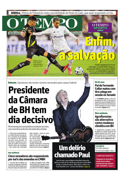 O TEMPO - Edição de 04 de Dezembro de 2023