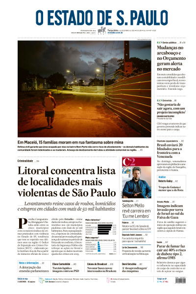 Estadão - Edição de 05 de Dezembro de 2023