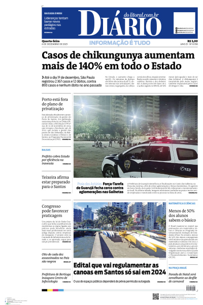 Diário do Litoral - Edição de 06 de Dezembro de 2023