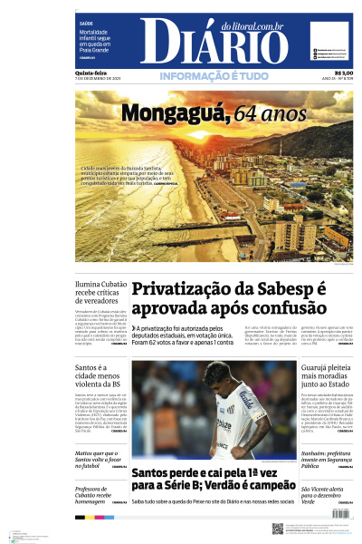 Diário do Litoral - Edição de 07 de Dezembro de 2023