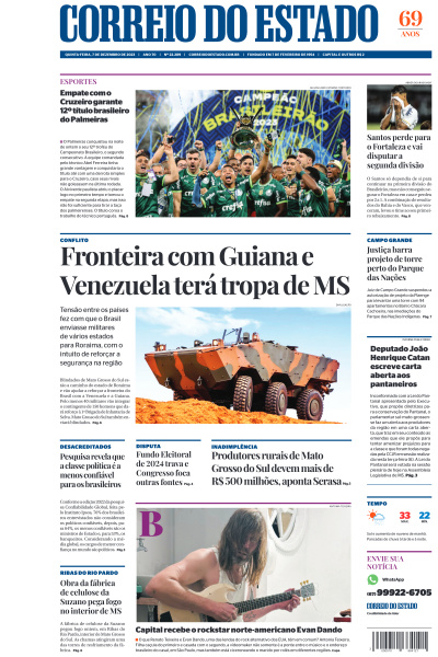Correio do Estado - Edição de 07 de Dezembro de 2023