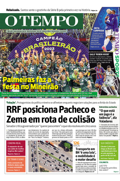 O TEMPO - Edição de 07 de Dezembro de 2023