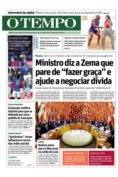 O TEMPO - Edição de 08 de Dezembro de 2023