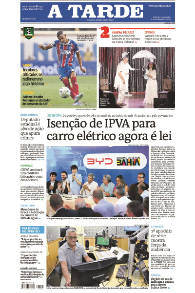 A TARDE - Edição de 08 de dezembro de 2023