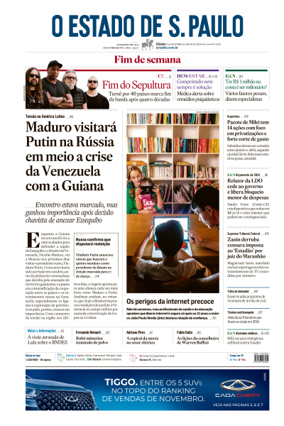Estadão - Edição de 09 de Dezembro de 2023
