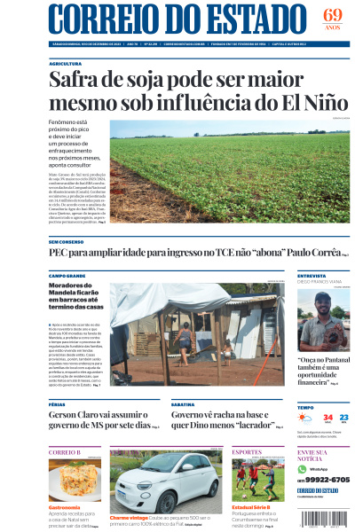 Correio do Estado - Edição de 09 de Dezembro de 2023
