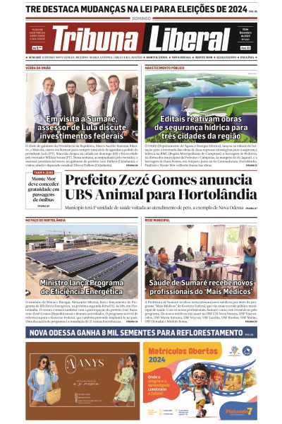 Tribuna Liberal - Edição de 10 de Dezembro de 2023