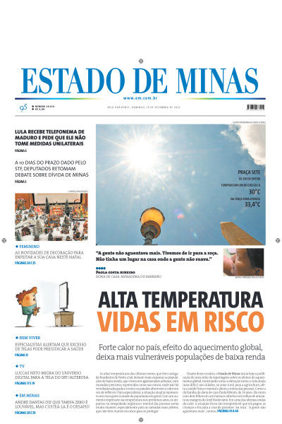 Estado de Minas - Edição de 10 de Dezembro de 2023