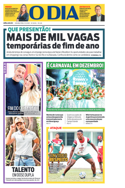 O DIA - Edição de 11 de Dezembro de 2023