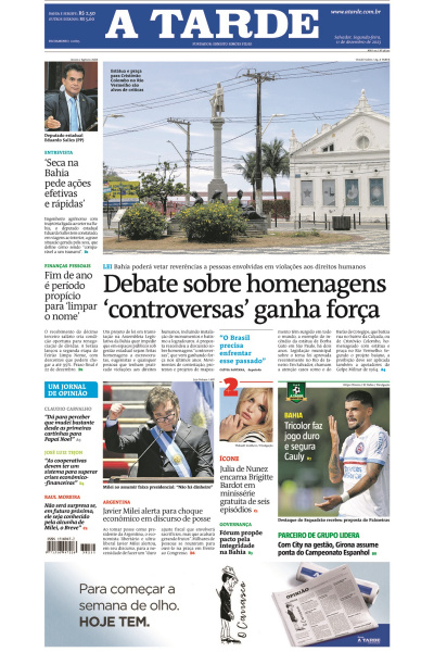 A TARDE - Edição de 11 de dezembro de 2023