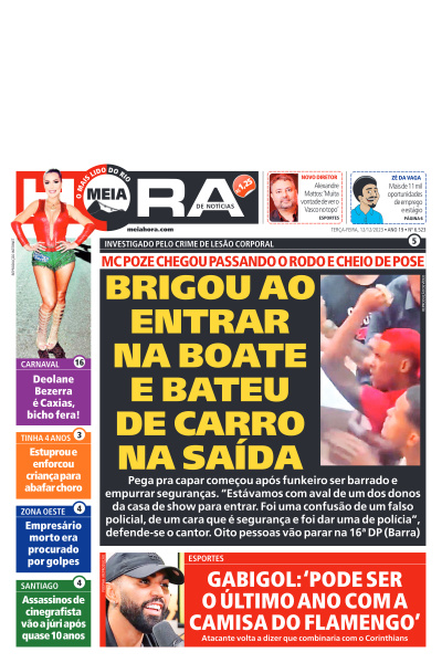 MEIA HORA - Edição de 12 de Dezembro de 2023