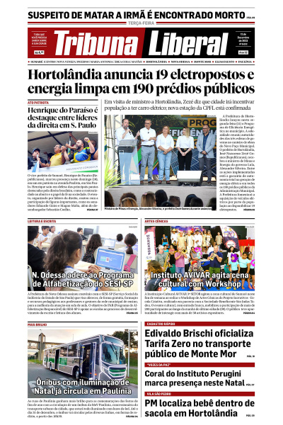 Tribuna Liberal - Edição de 12 de Dezembro de 2023