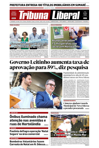 Tribuna Liberal - Edição de 13 de Dezembro de 2023