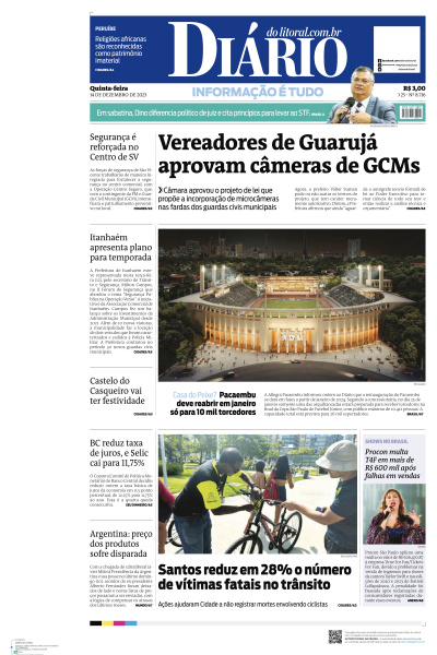 Diário do Litoral - Edição de 14 de Dezembro de 2023