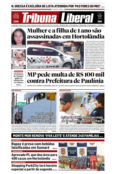 Tribuna Liberal - Edição de 14 de Dezembro de 2023