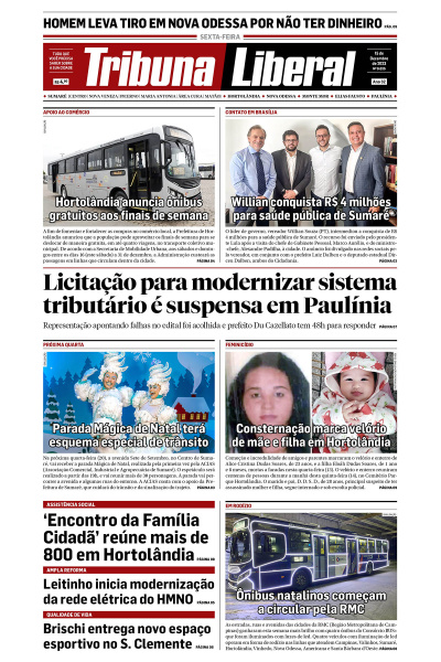 Tribuna Liberal - Edição de 15 de Dezembro de 2023