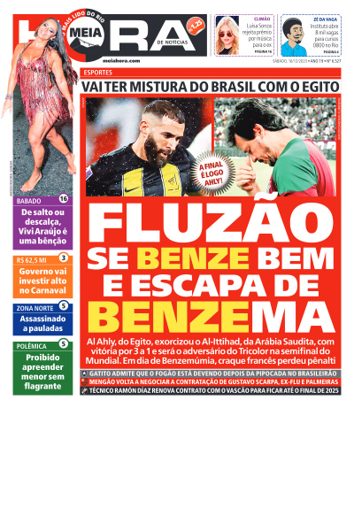 MEIA HORA - Edição de 16 de Dezembro de 2023