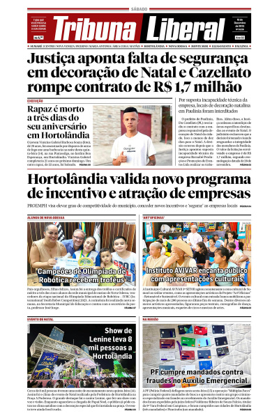 Tribuna Liberal - Edição de 16 de Dezembro de 2023