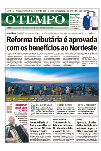 O TEMPO - Edição de 16 de Dezembro de 2023