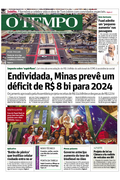 O TEMPO - Edição de 20  de Dezembro de 2023