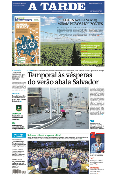 A TARDE - Edição de 21 de dezembro de 2023