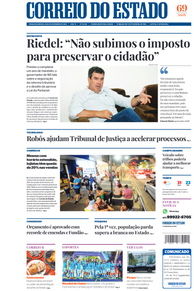 Correio do Estado - Edição de 24 de Dezembro de 2023