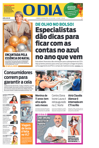 O DIA - Edição de 25 de Dezembro de 2023