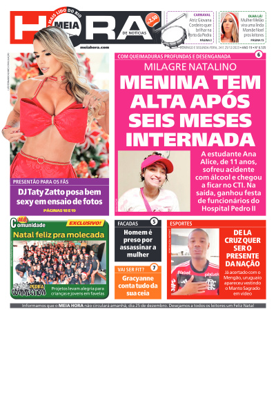 MEIA HORA - Edição de 25 de Dezembro de 2023
