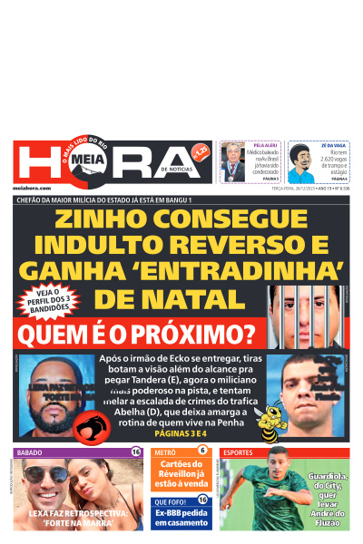 MEIA HORA - Edição de 26 de Dezembro de 2023