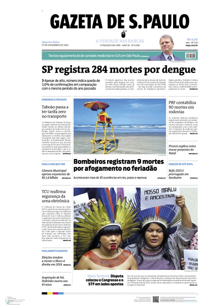 Gazeta de S. Paulo - Edição de 27 de Dezembro de 2023