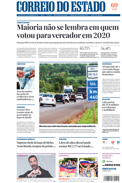 Correio do Estado - Edição de 27 de Dezembro de 2023