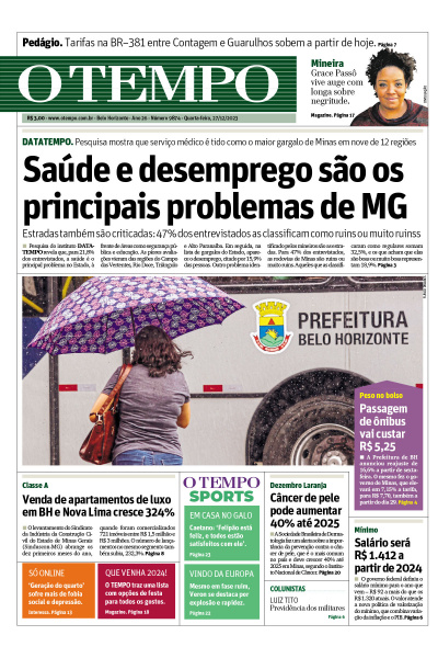 O TEMPO - Edição de 27 de Dezembro de 2023