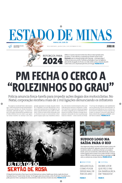 Estado de Minas - Edição de 28 de Dezembro de 2023