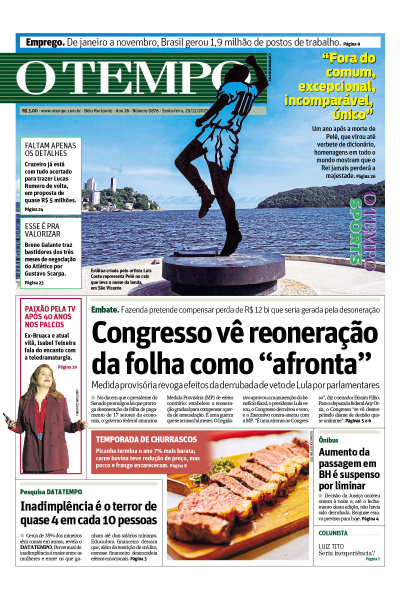 O TEMPO - Edição de 29 de Dezembro de 2023