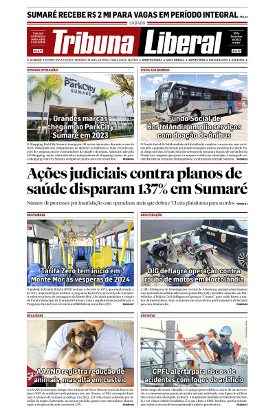 Tribuna Liberal - Edição de 30 de Dezembro de 2023
