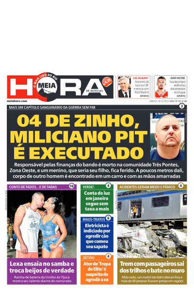 MEIA HORA - Edição de 30 de Dezembro de 2023