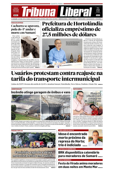Tribuna Liberal - Edição de 03 de Janeiro de 2024