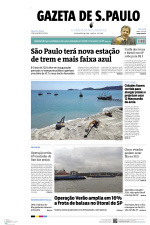 Gazeta de S. Paulo - Edição de 03 de Janeiro de 2024