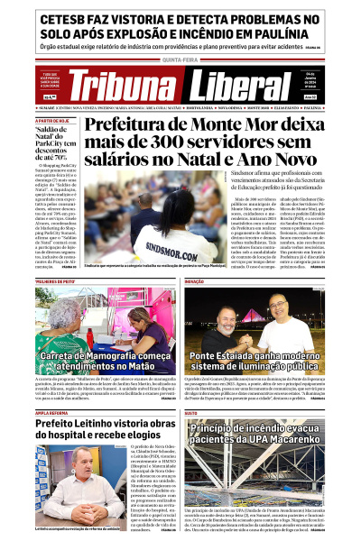 Tribuna Liberal - Edição de 04 de Janeiro de 2024