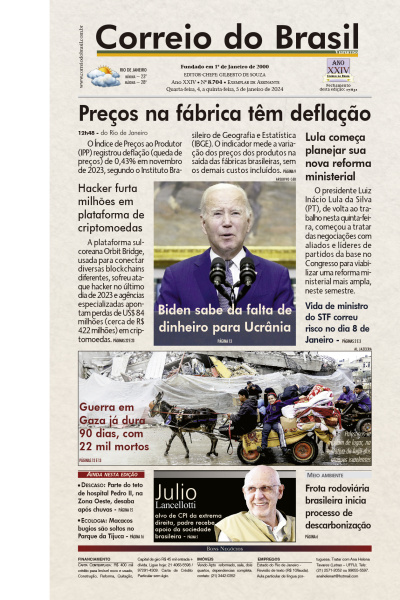 Correio do Brasil - Edição de 05 de Janeiro de 2024