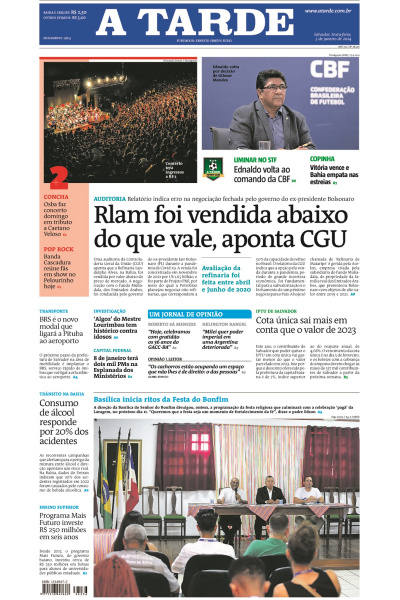 A TARDE - Edição de 05 de janeiro de 2024