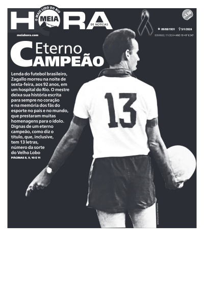 MEIA HORA - Edição de 07 de Janeiro de 2024