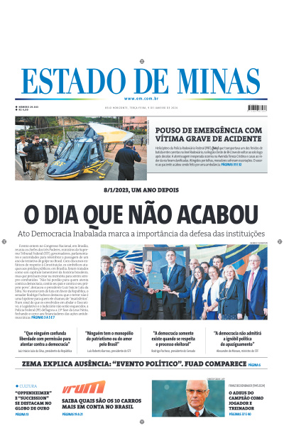 Estado de Minas - Edição de 09 de Janeiro de 2024