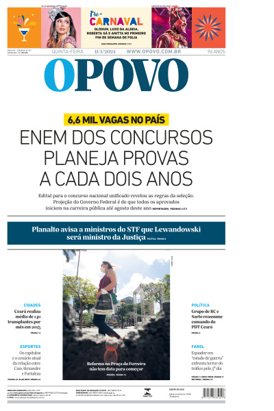 O POVO - Edição de 11 de Janeiro de 2024